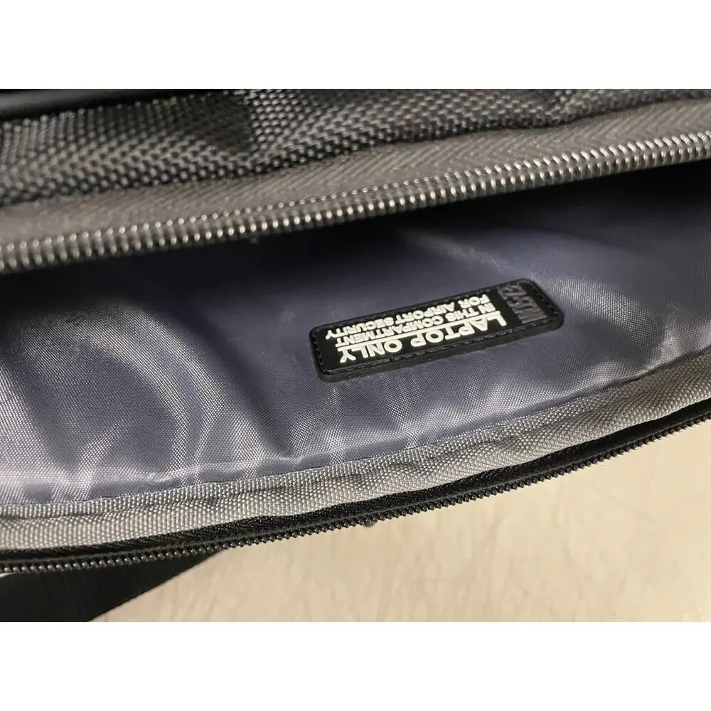 Samsonite Expandable Laptop/Messenger Bag Shoulder Strap Canvas Black